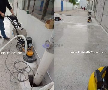 desbastado y pulido de concreto